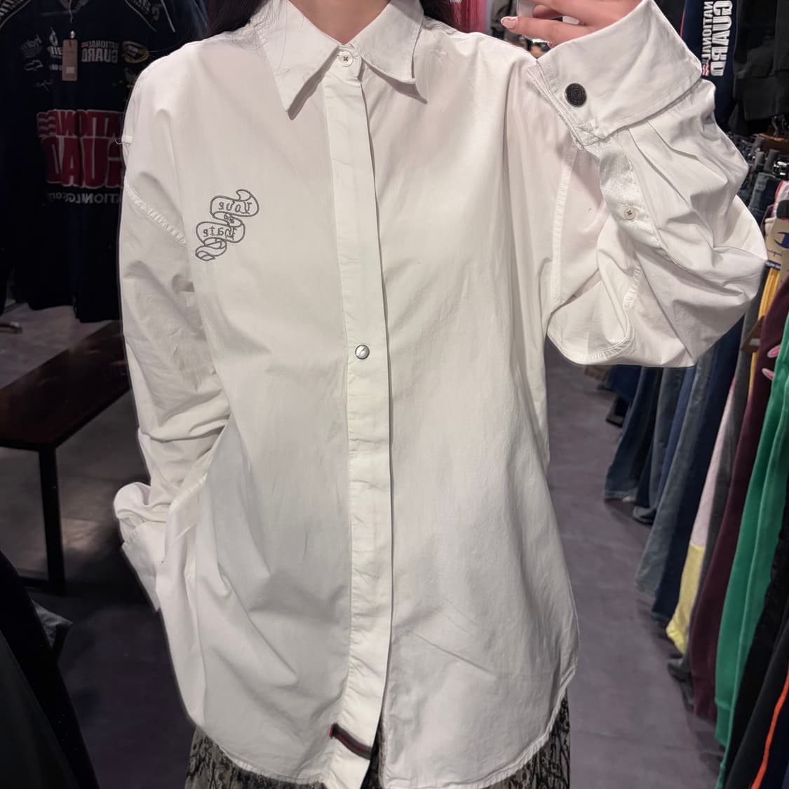 [IM] 펜더 커스텀샵 화이트 자수 셔츠 상품이미지2