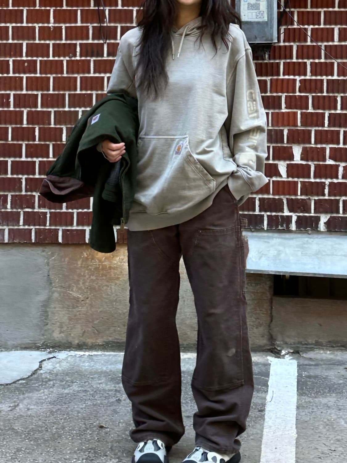 칼하트 디트로이트 자켓 칼하트 후드집업 칼하트 카펜터 코디 상품이미지6