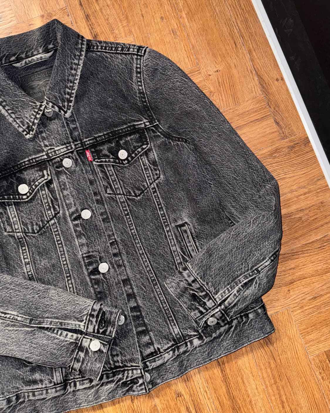 리바이스 블랙데님자켓  상품이미지4