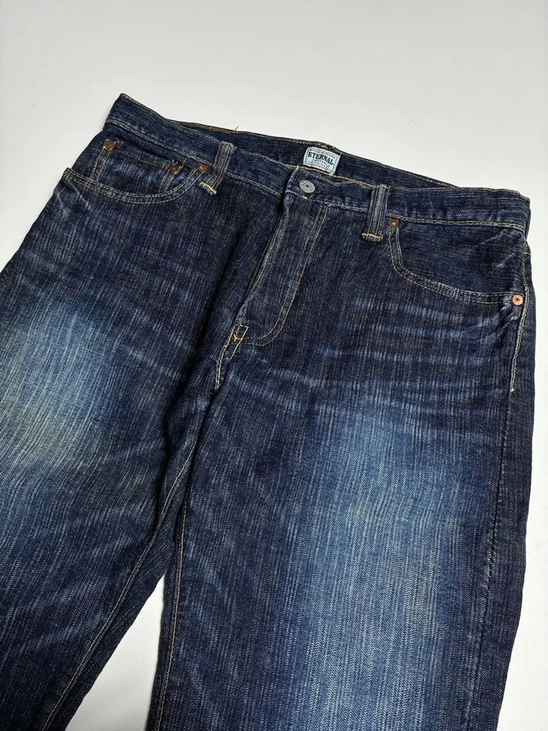 이터널 ETERNAL 재팬 페이딩 워싱 데님 반바지 R1377 상품이미지2