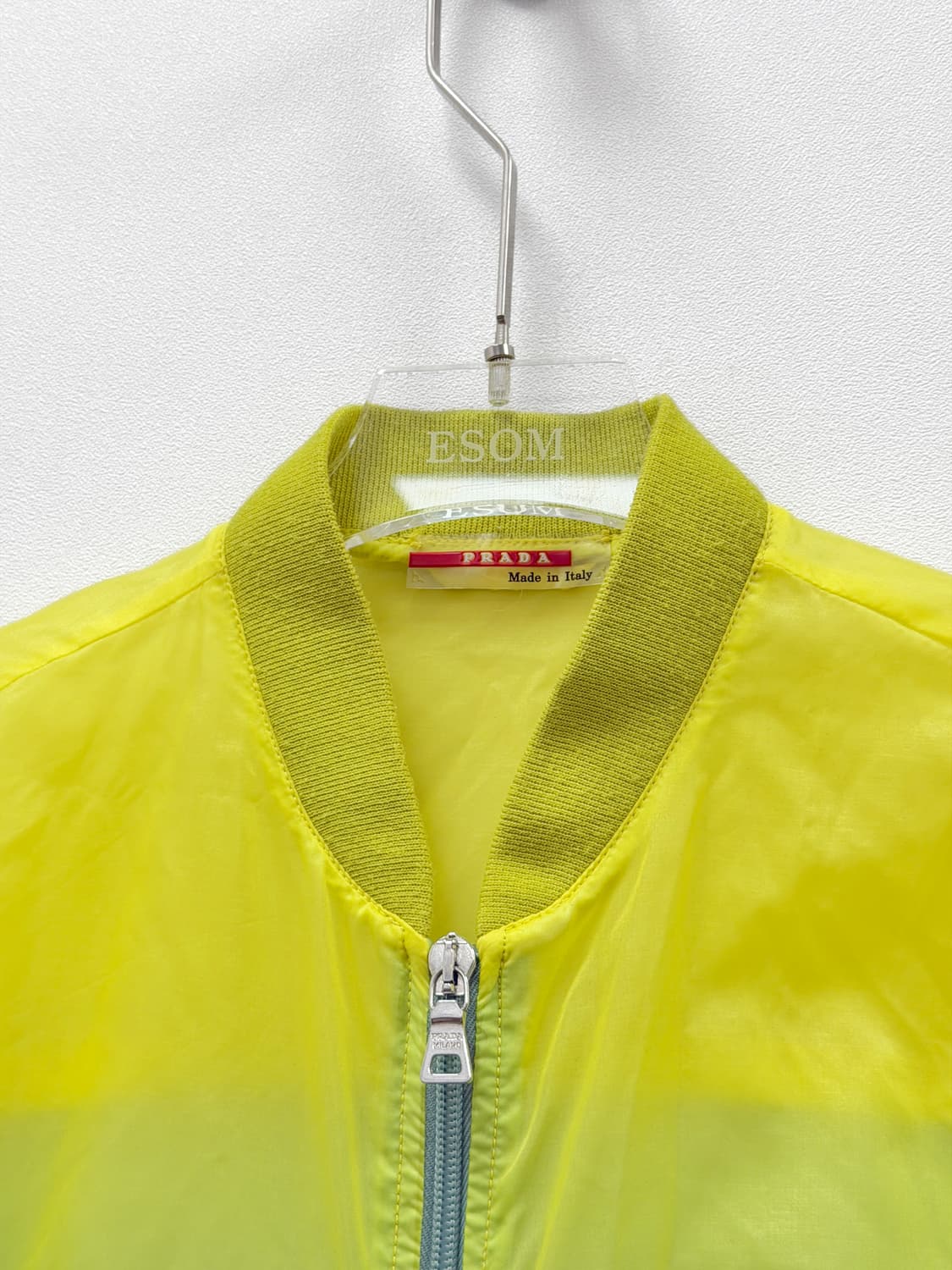 프라다 컬러블록 나일론 집업 자켓 상품이미지5