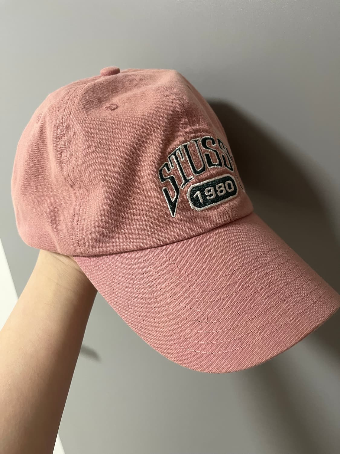 스투시 1980 로우 볼캡 핑크 (윤승아 볼캡) 상품이미지2