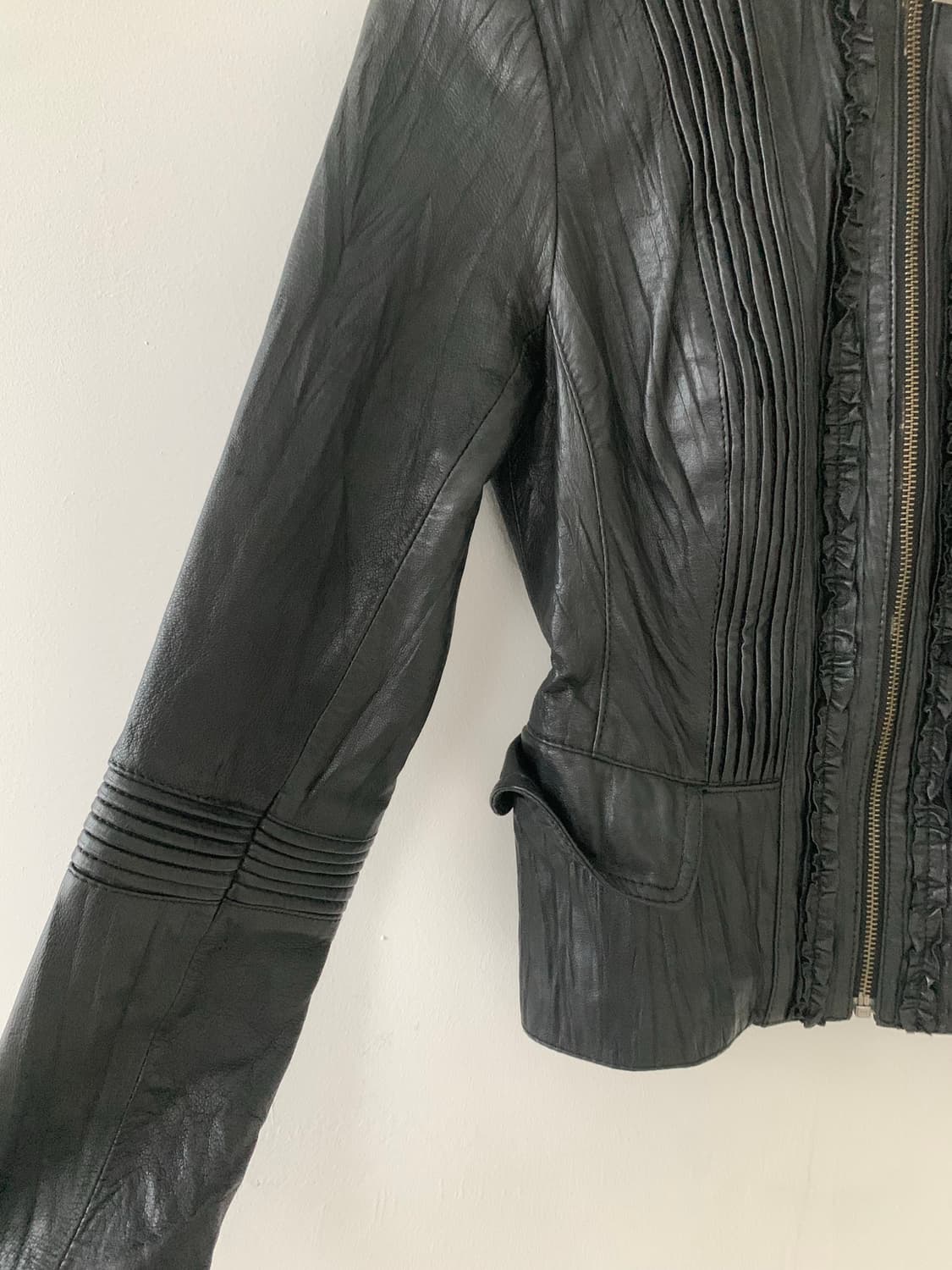 Slim fit Leather JK 상품이미지8