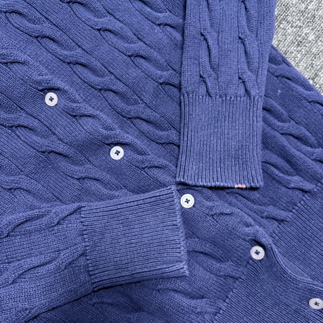 폴로 랄프로렌 꽈배기 니트 가디건 상품이미지2