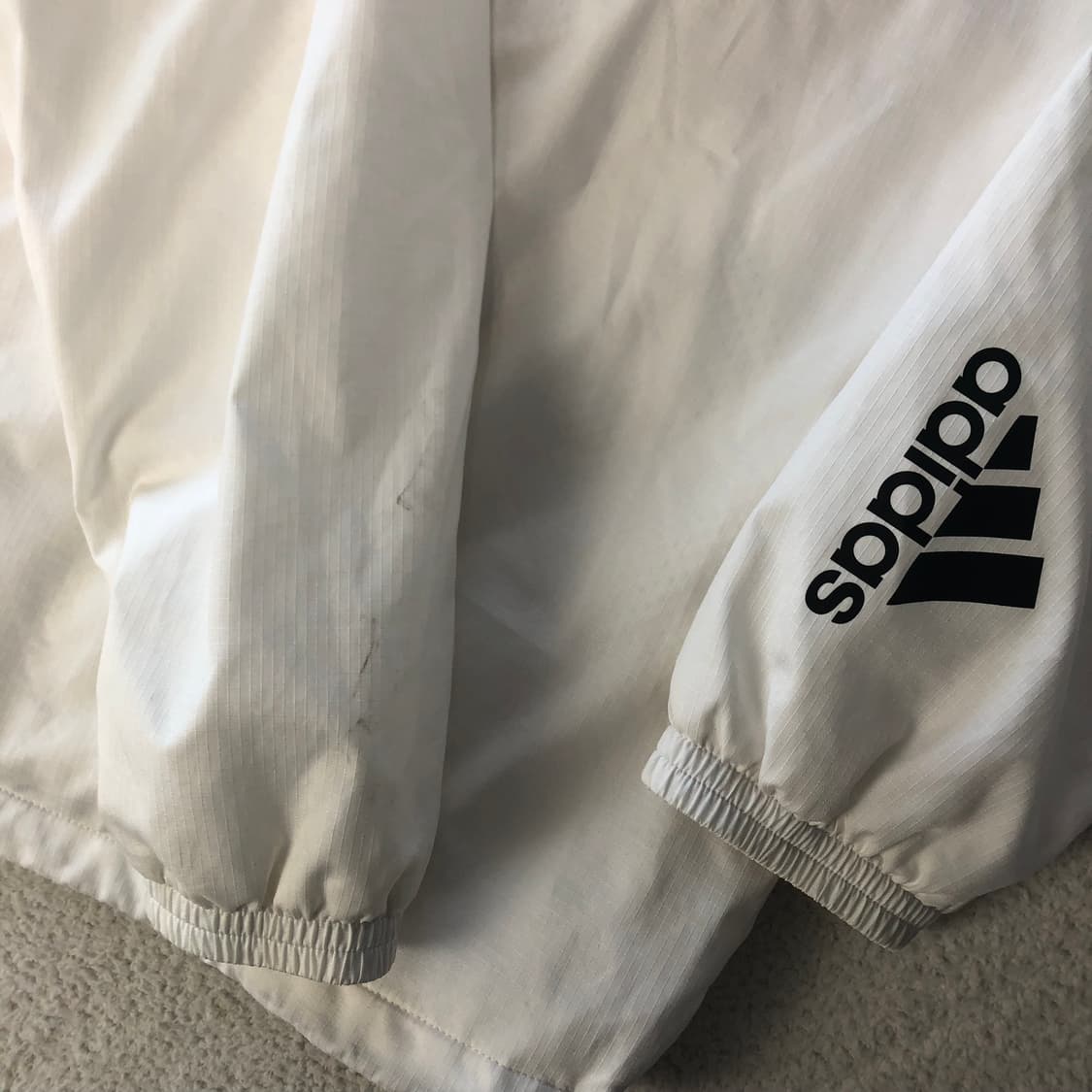 아디다스 화이트 바람막이  상품이미지5