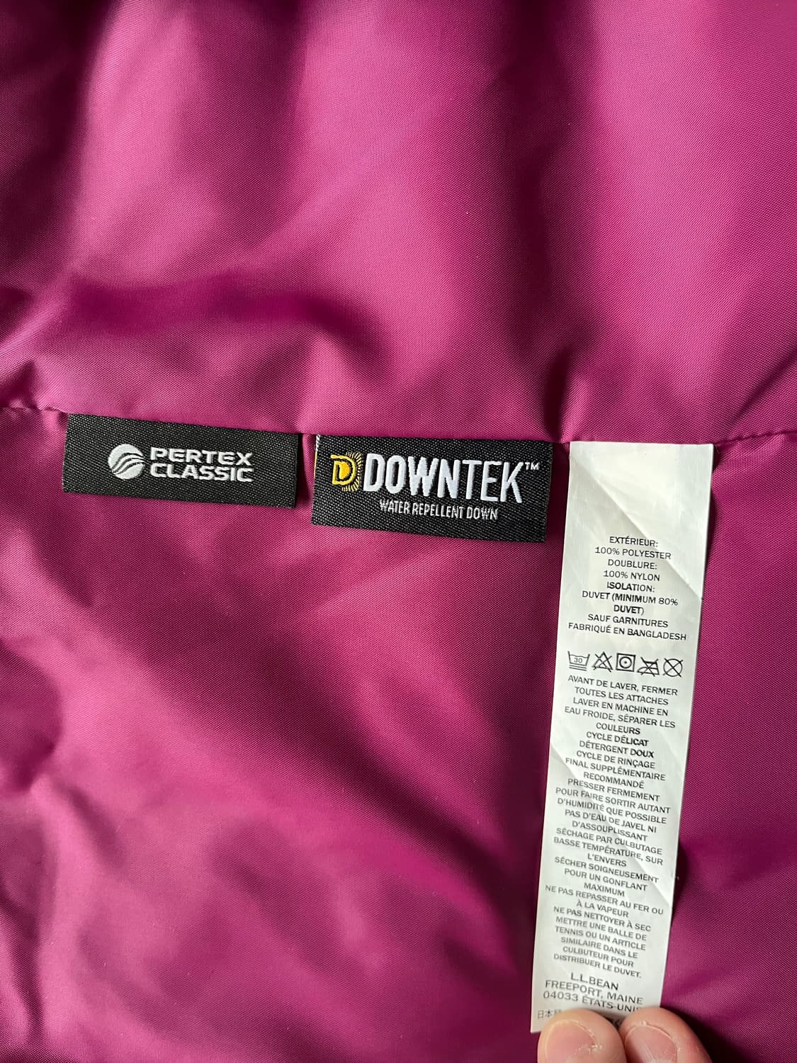 90s 엘엘빈 퍼텍스 인슐레이티드 패딩 베스트 (103-105) 상품이미지9