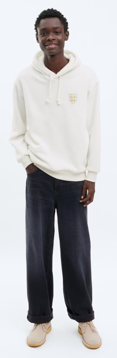 유니클로 jw앤더슨 와이드핏진 다크그레이 30 상품이미지7