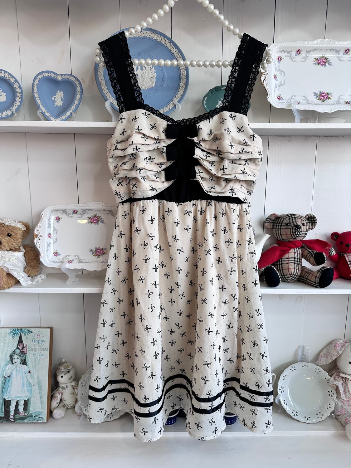 axes femme(악세즈 팜므) 리본 민소매 원피스 상품이미지1