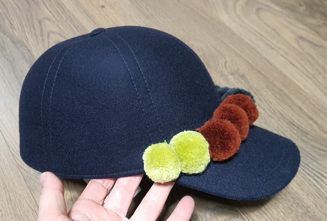 꼼데가르송 셔츠 폼폼 캡 모자 L 상품이미지5