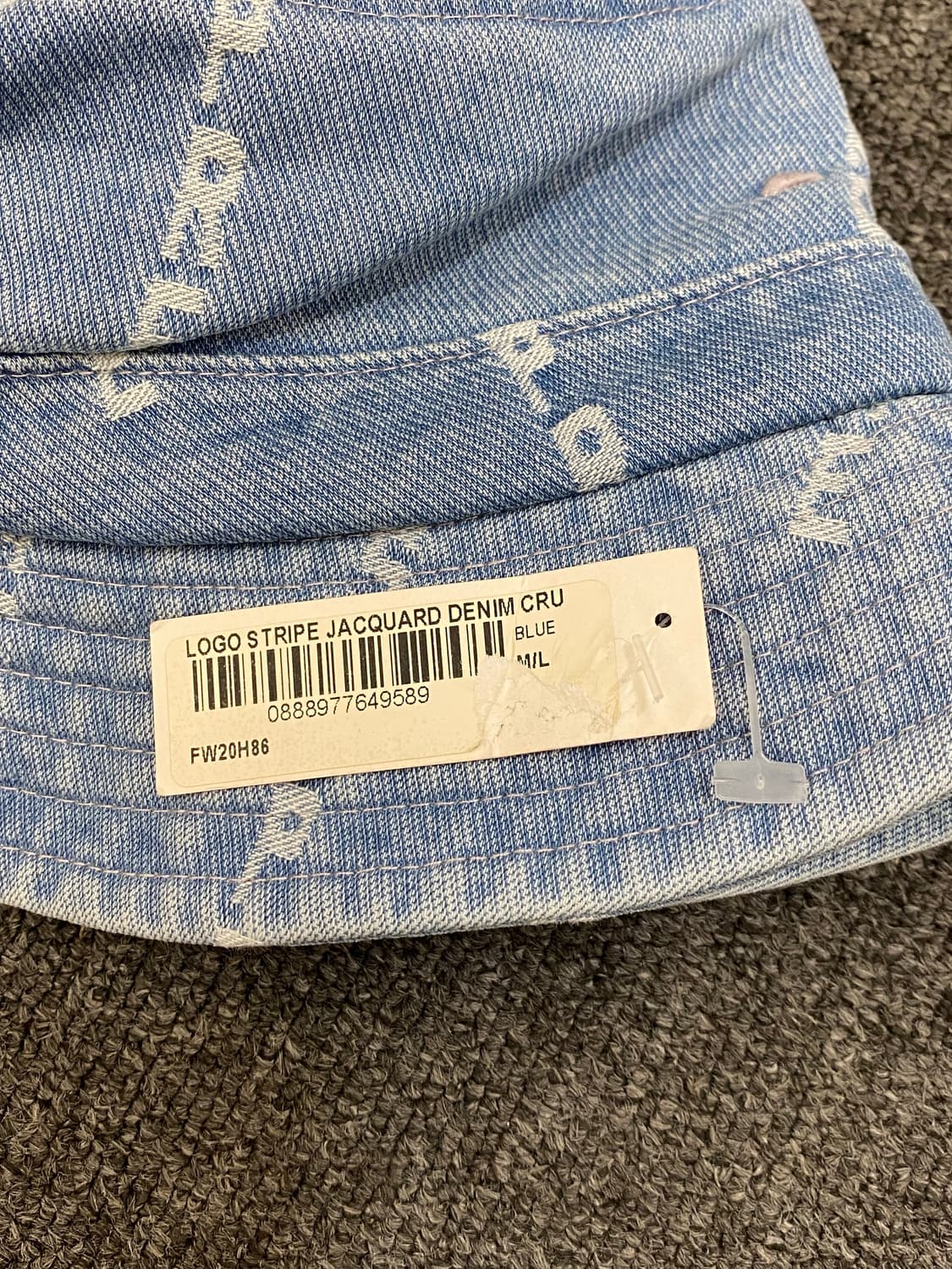 슈프림 자카드 데님 버킷햇 상품이미지4