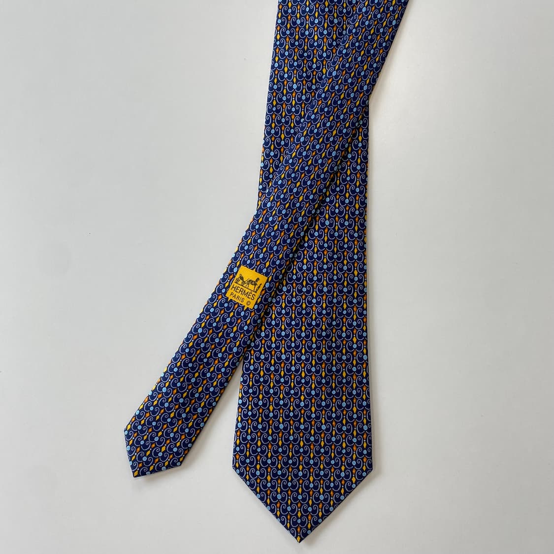 최상급 에르메스 넥타이 정품 명품(HERMES)  8.7cm 상품이미지2