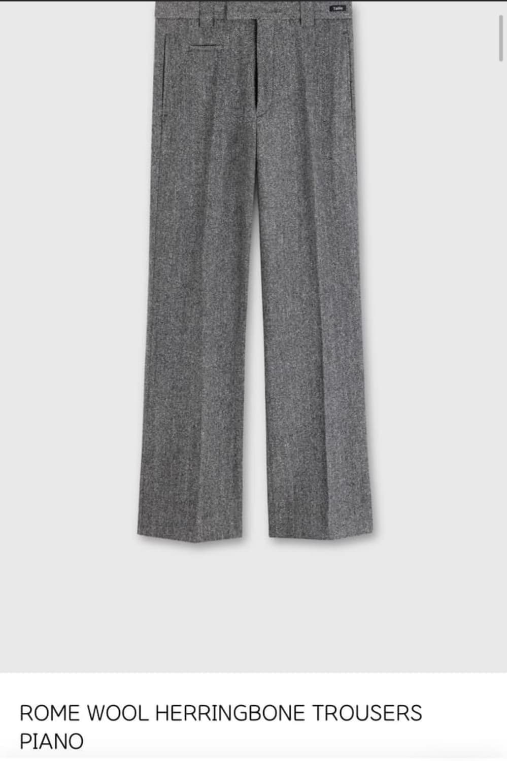 타일레 울 헤링본 트라우저 2사이즈 상품이미지1