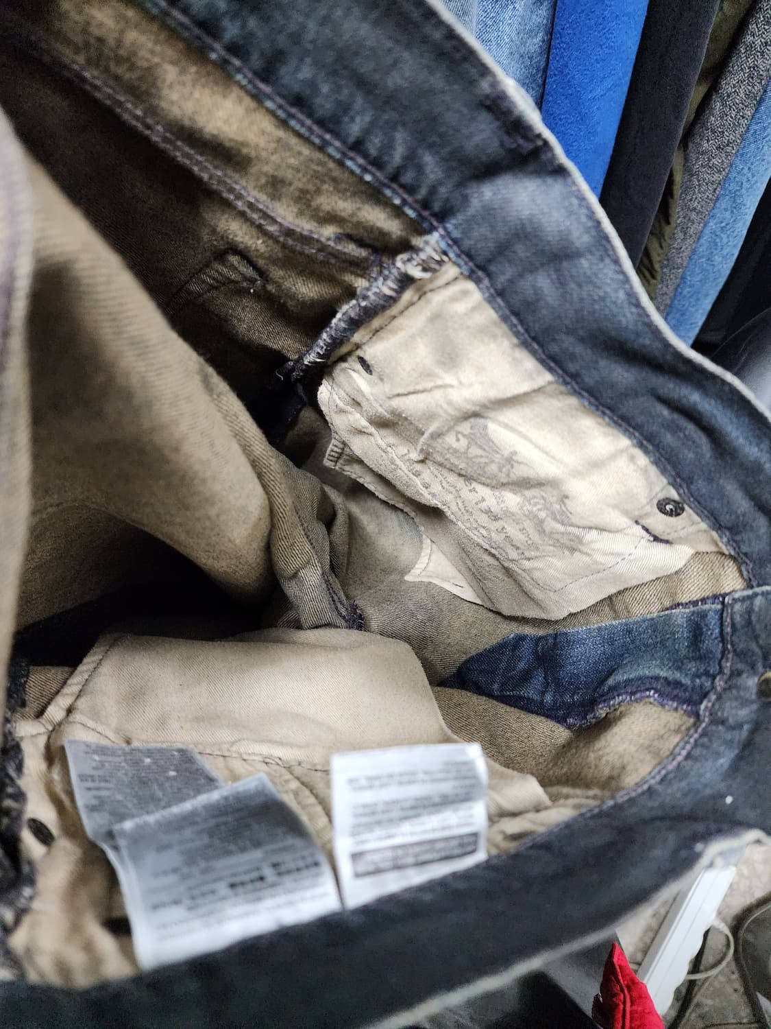 리바이스 508 블랙 코팅진 상품이미지5