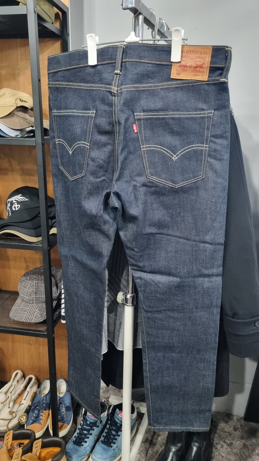 levis 522 콘밀데님 셀비지라인 진청 데님팬츠 35size 상품이미지2