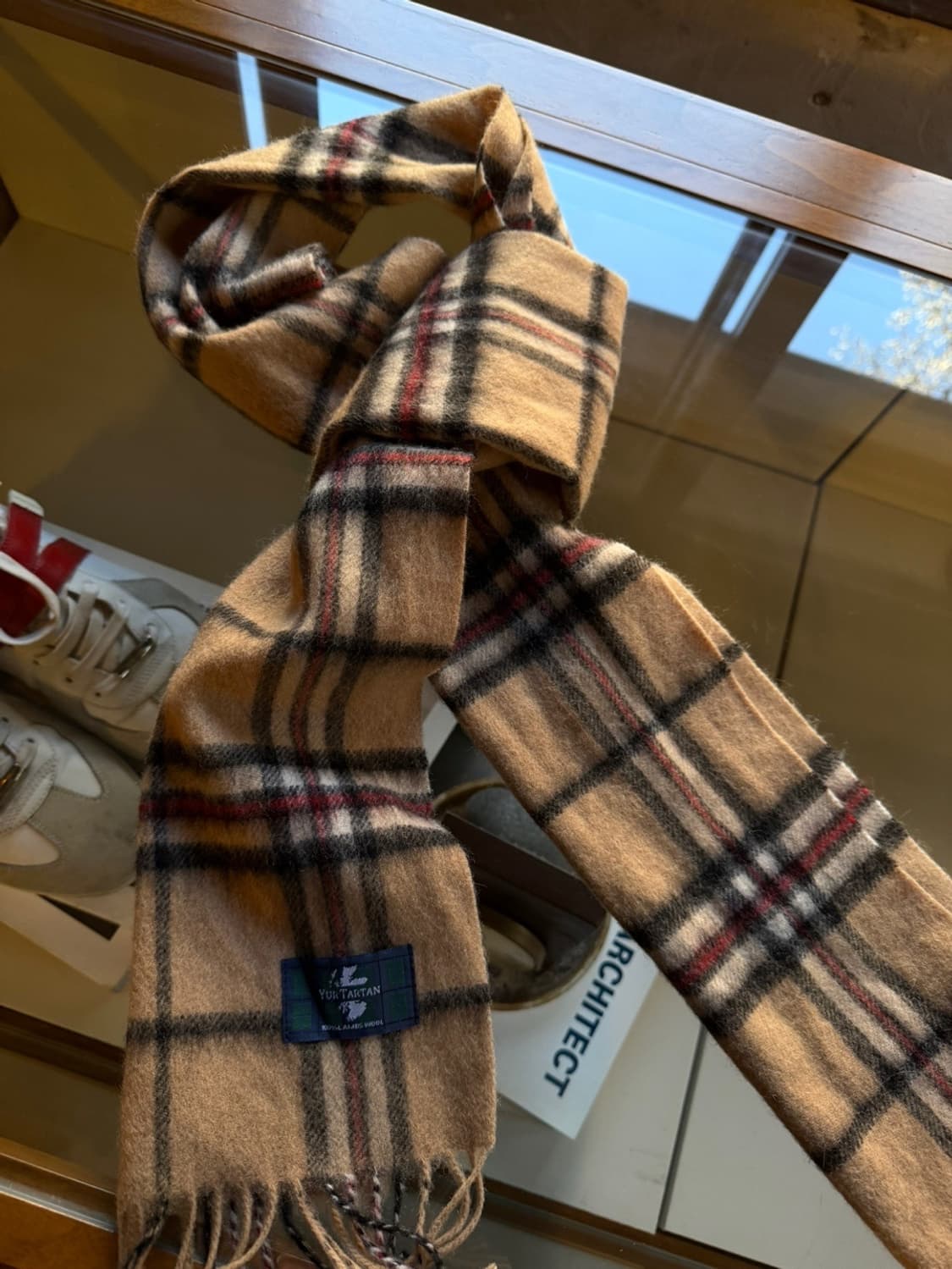 YUR TARTAN 램스울 머플러 상품이미지1