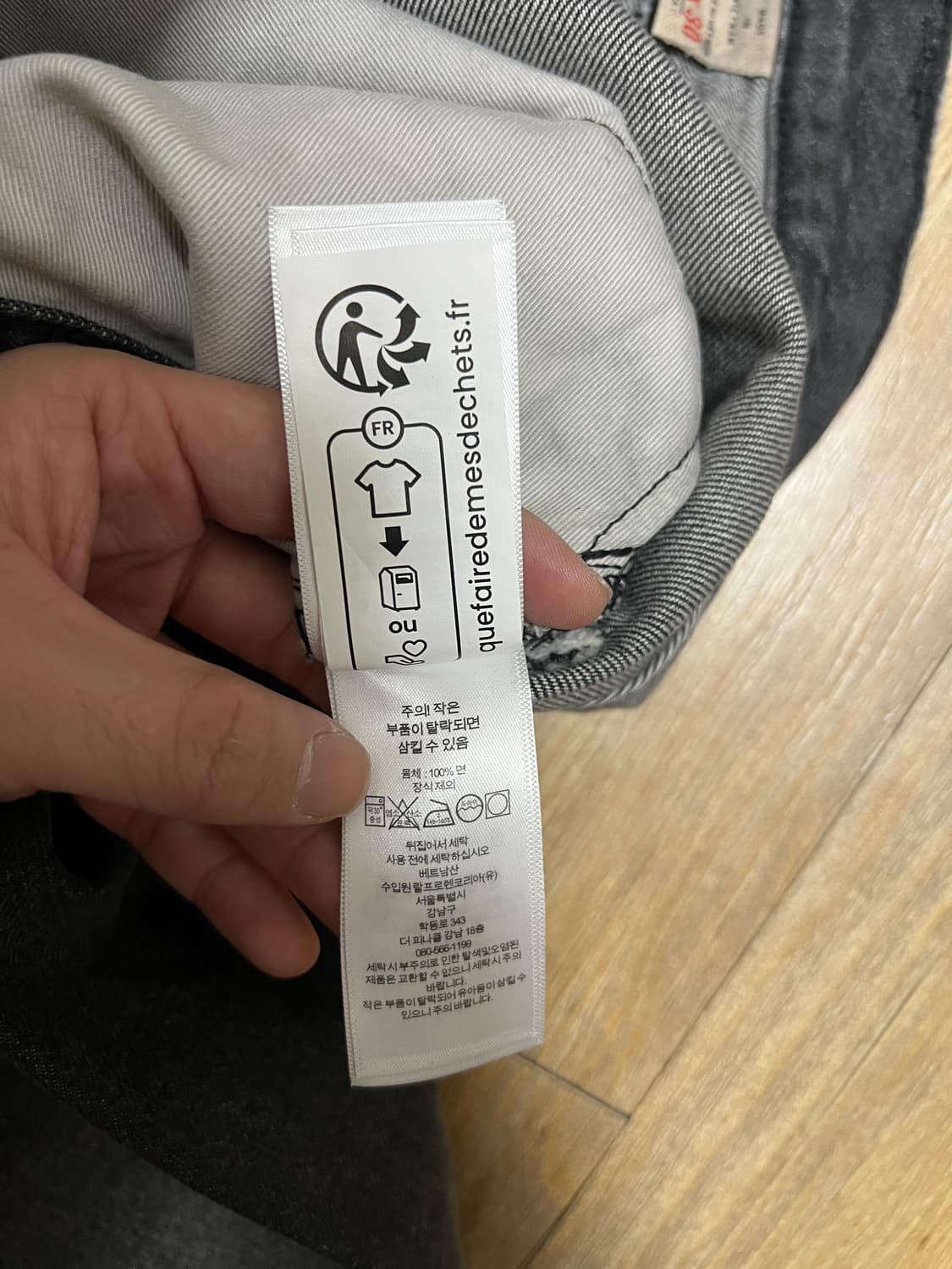 택포28) RRL 더블알엘 스트레이트 핏 진 더스티 블랙 29x30 상품이미지5