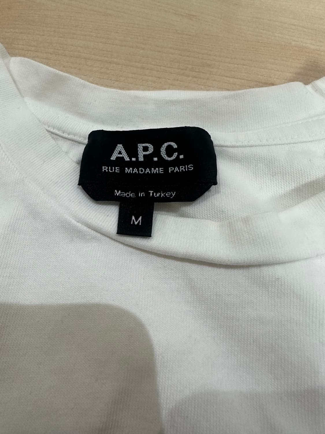 A.P.C. 반팔 티셔츠 화이트 M 상품이미지3