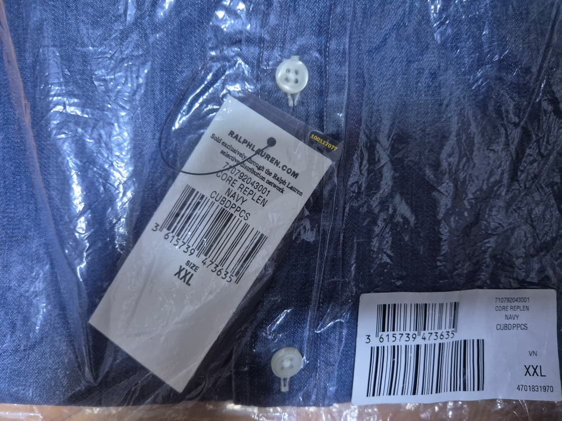 (새상품) 폴로랄프로렌 커스텀핏 데님 셔츠 2XL 상품이미지3