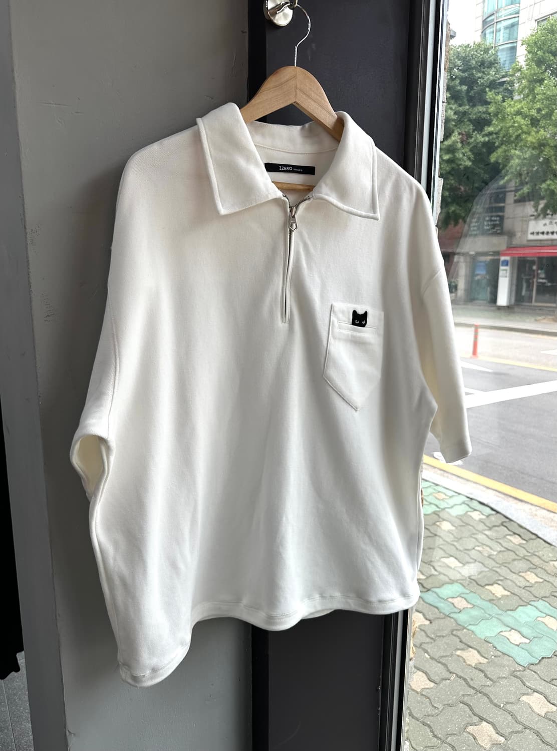 M/ 지제로 송지오 팬서 하프집업 맨투맨 상품이미지2