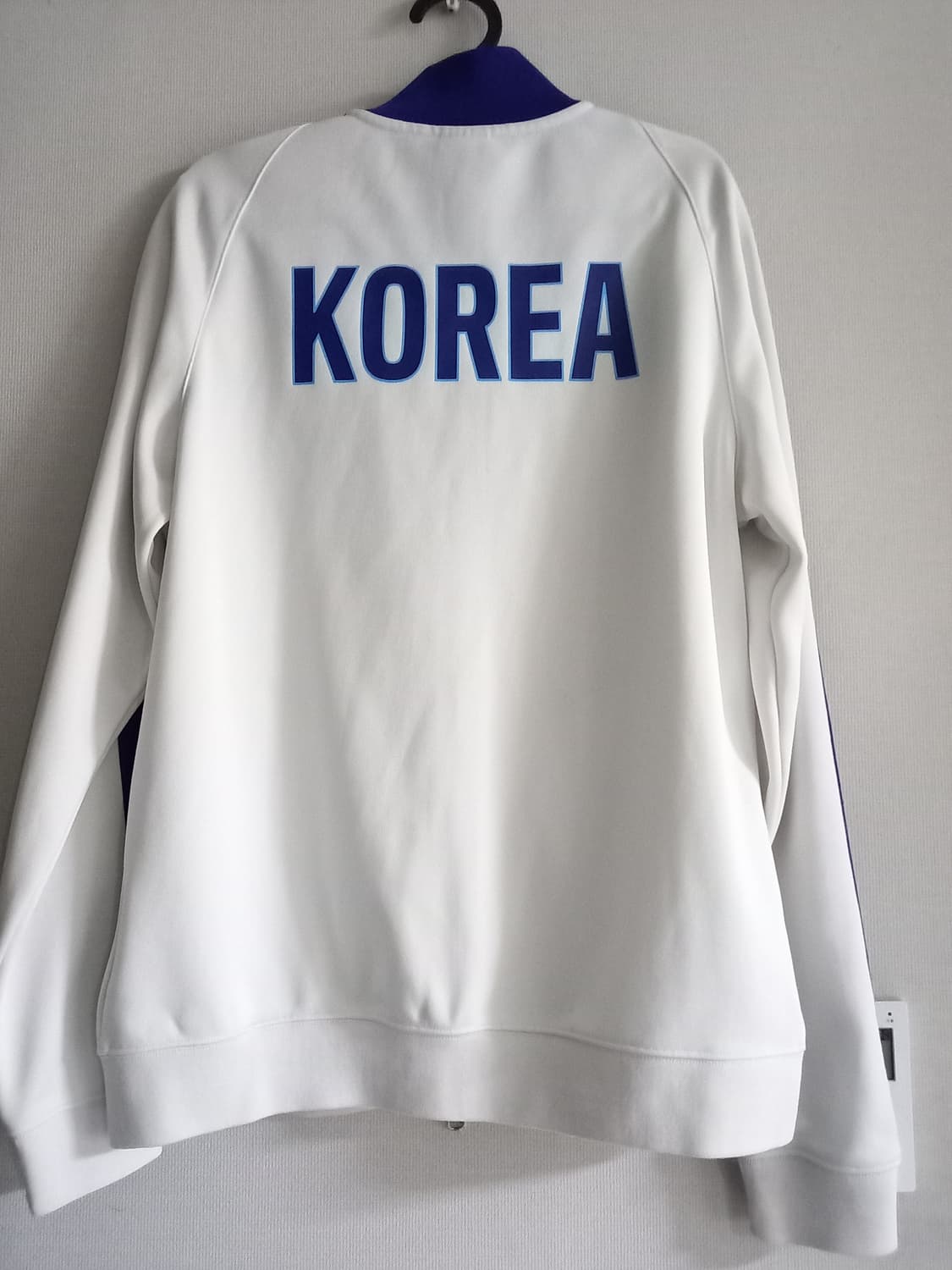 나이키 코리아 KOREA 국대 화이트 트랙탑 저지 져지집업 100/L 상품이미지4