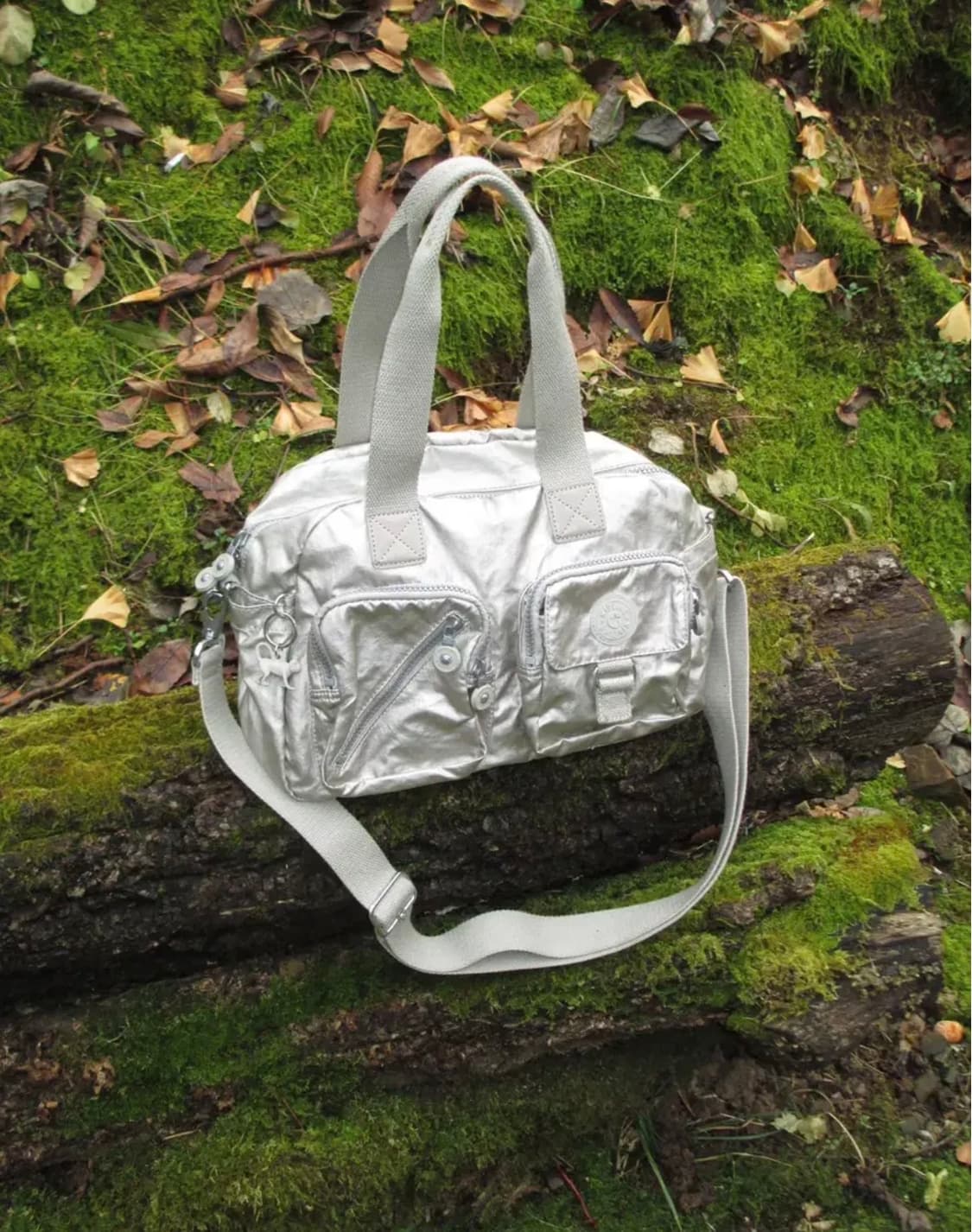 빈티지 키플링 실버 숄더크로스백 상품이미지4