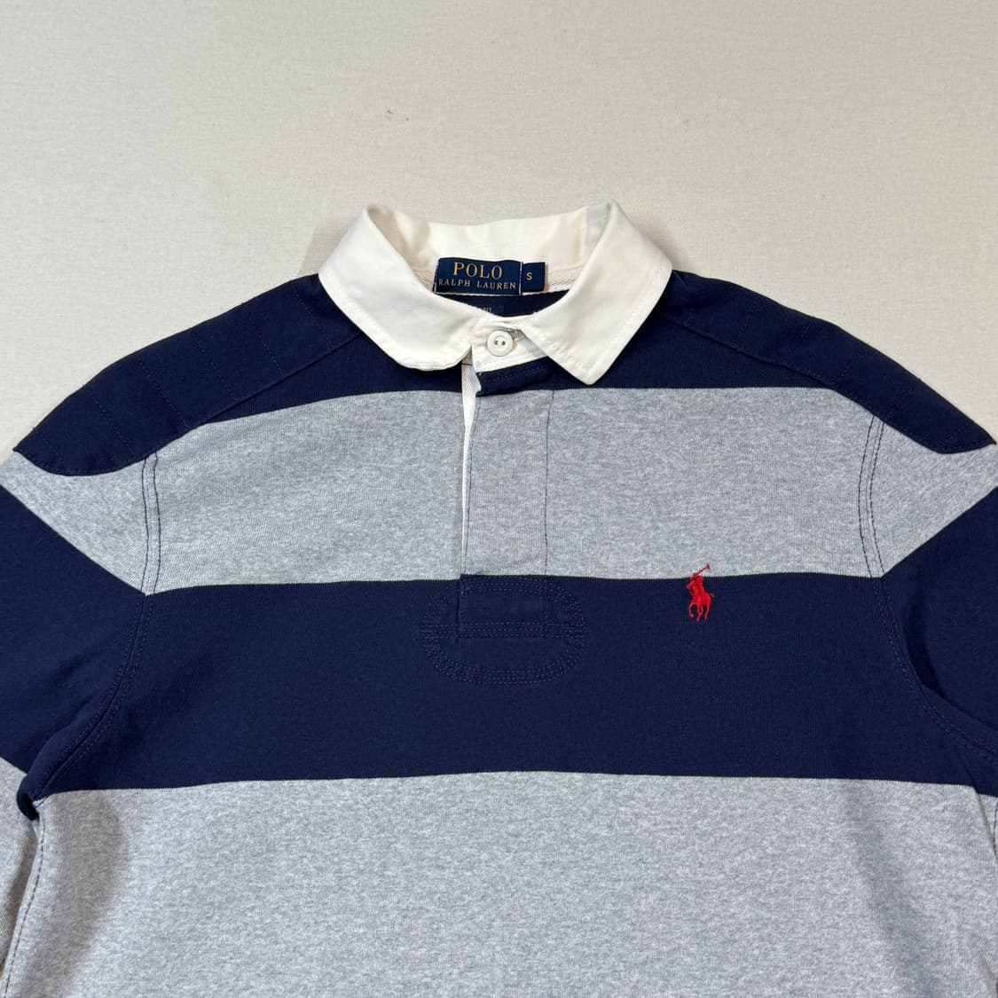S) 폴로 랄프로렌 단가라 럭비티 긴팔 카라티 상품이미지3