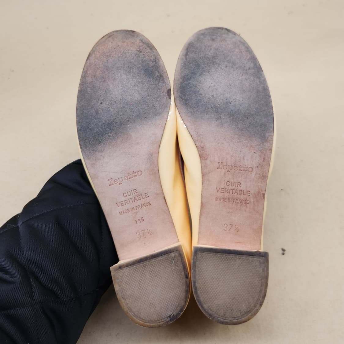 레페토 노랑 여성 구두37.5 230 굽4 상품이미지3