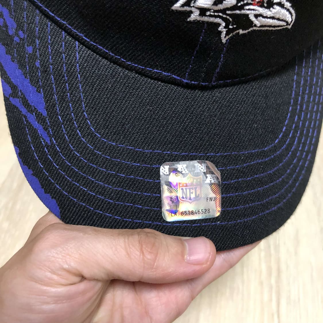 (ONE SIZE) 90's NFL 볼티모어 레이븐스 스냅백 볼캡 대드캡 상품이미지3