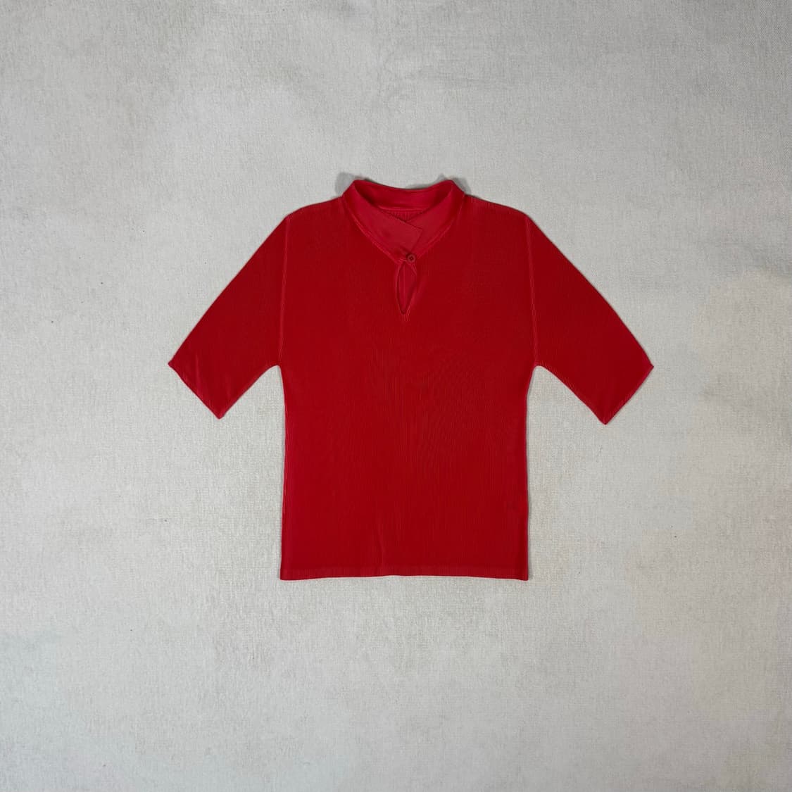 Pleats Please Red Short Top 상품이미지1