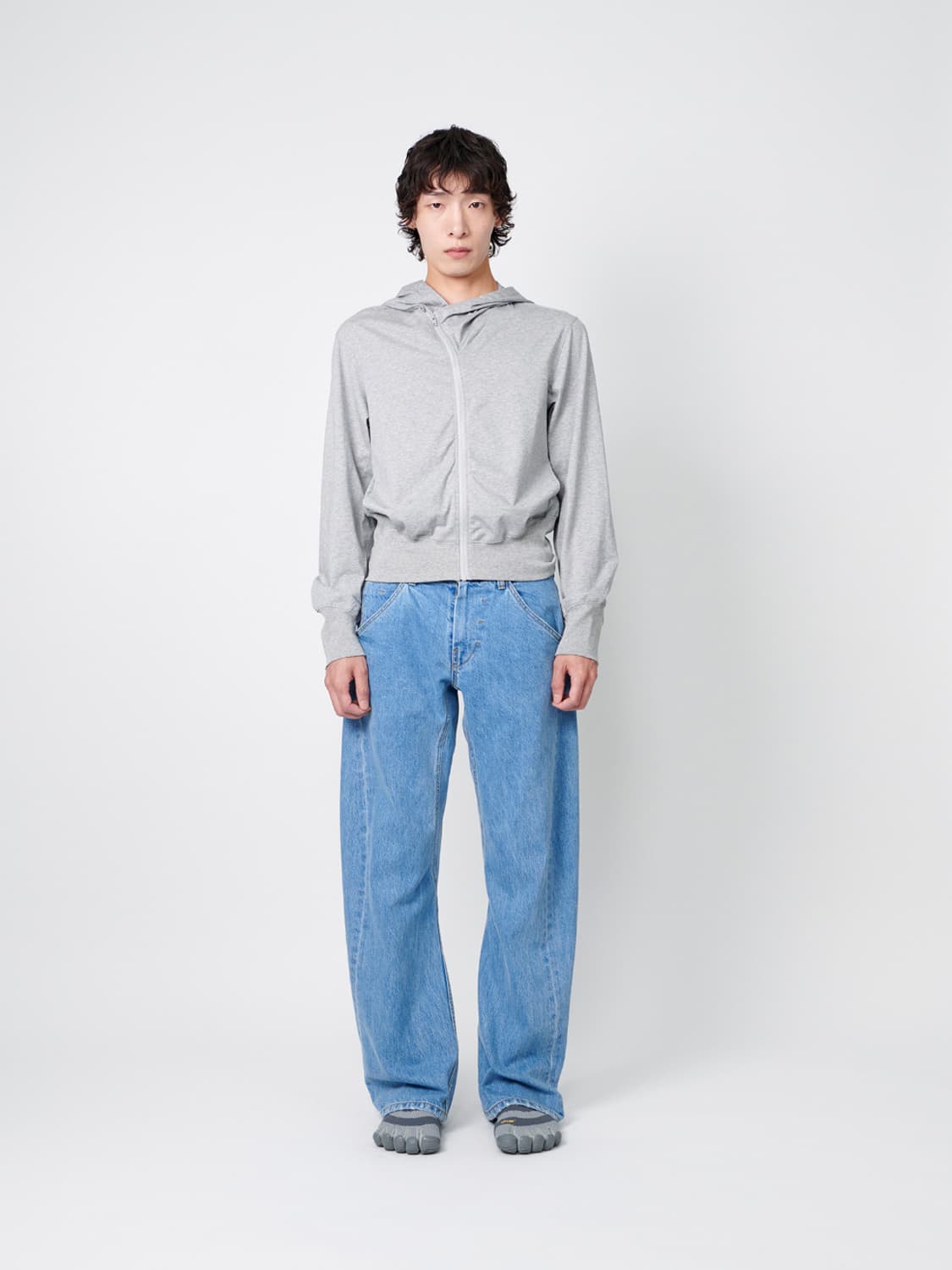 누마레EE 벨티드 데님 팬츠 상품이미지1