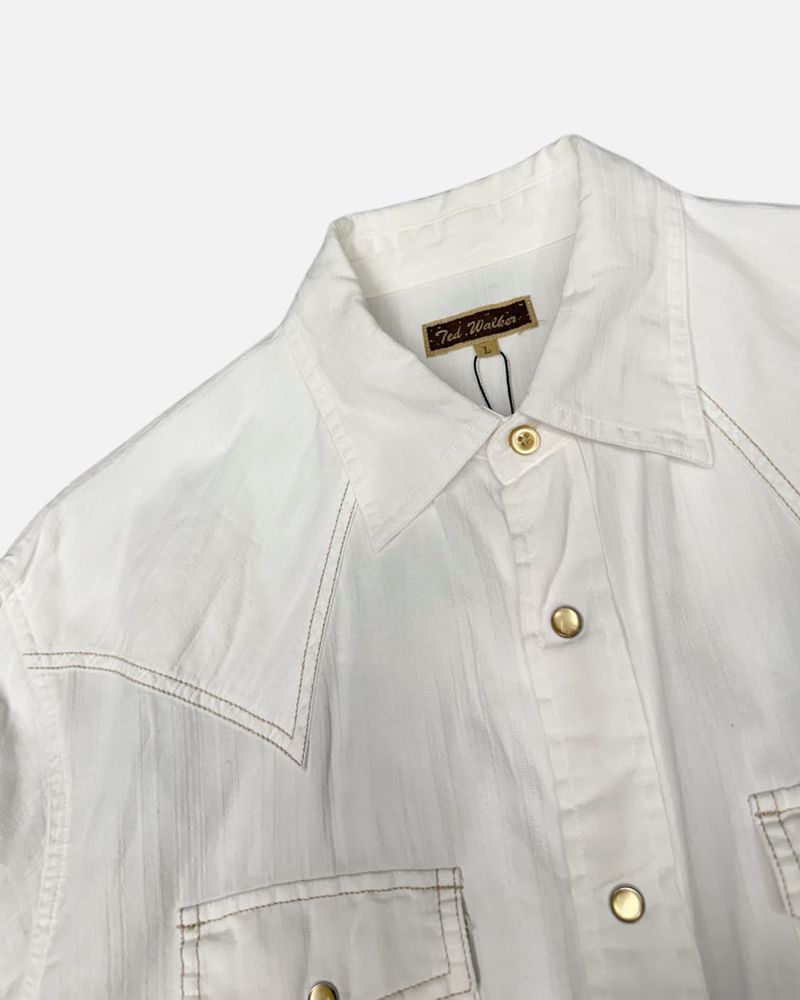 white pattern western shirt 상품이미지4