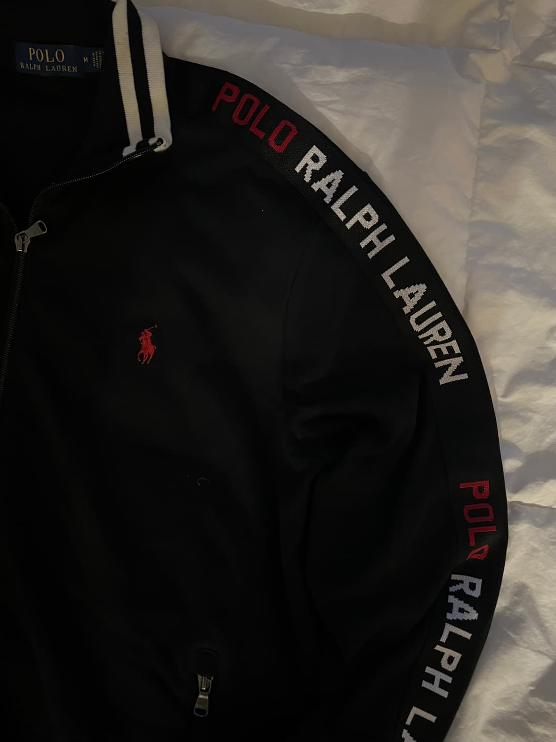 폴로 랄프로렌 블랙 레드포니 트랙 탑 집업 자켓 상품이미지2