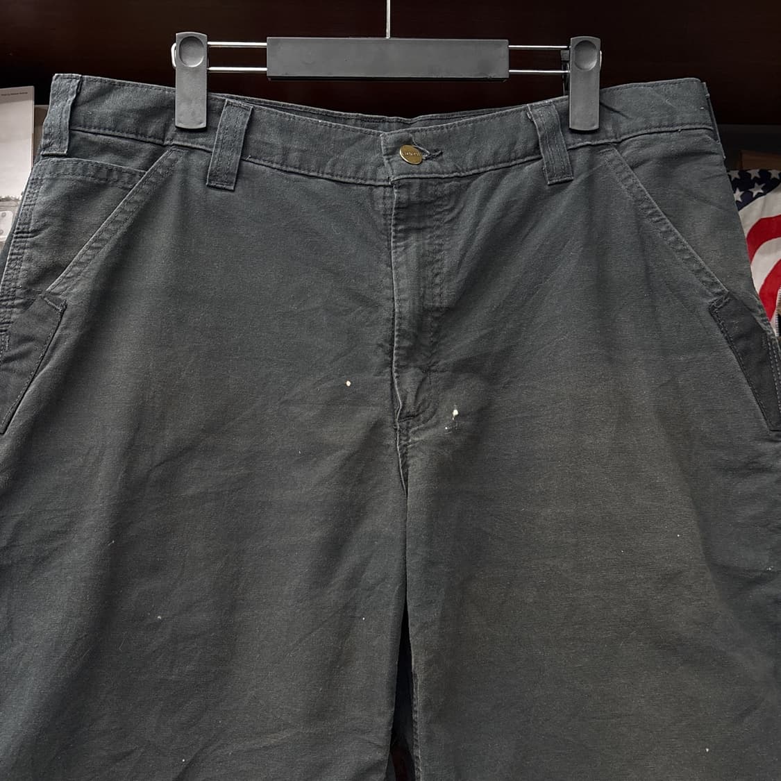 칼하트 썬페이딩 빅포켓 덕캔버스 워크 하프팬츠 N1498 상품이미지3