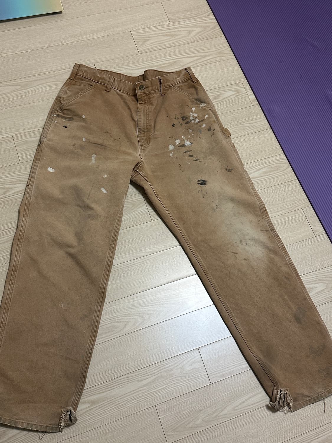 오리지널 빈티지 칼하트 싱글니 팬츠 (38 34) 상품이미지1