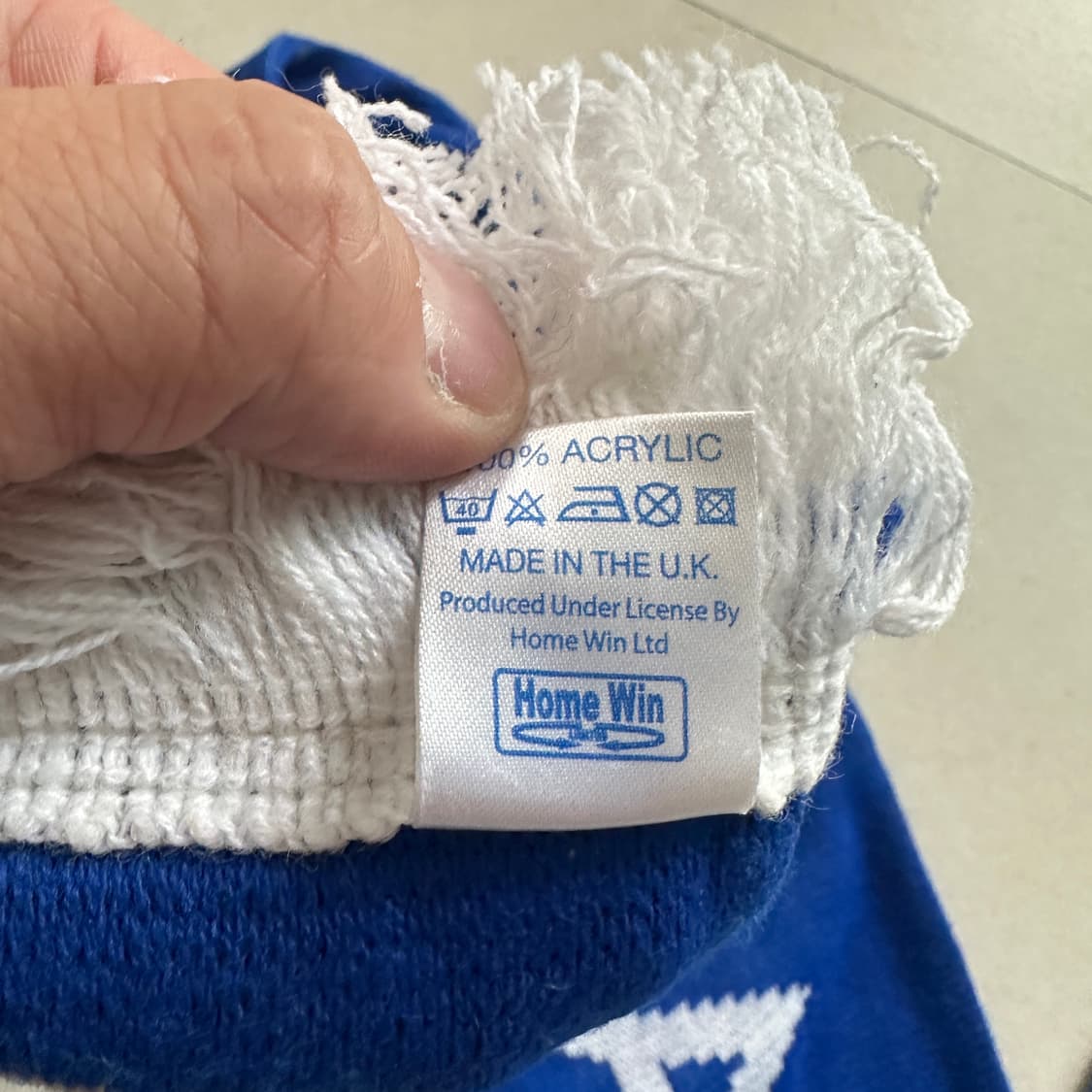 [정품] 첼시 FC 빅로고 니트 축구 머플러 (MADE IN UK)  상품이미지5