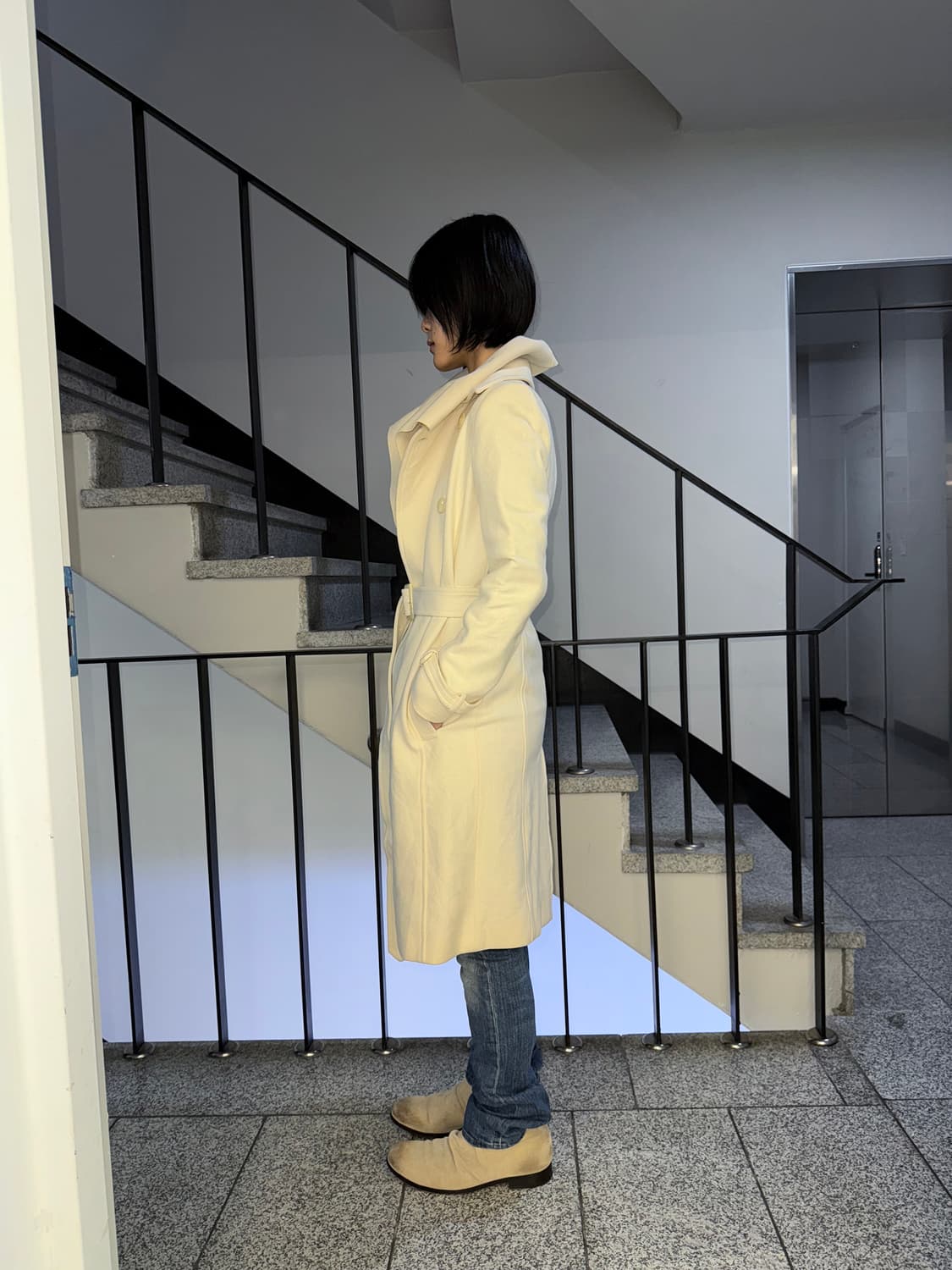 wool double long coat 상품이미지4