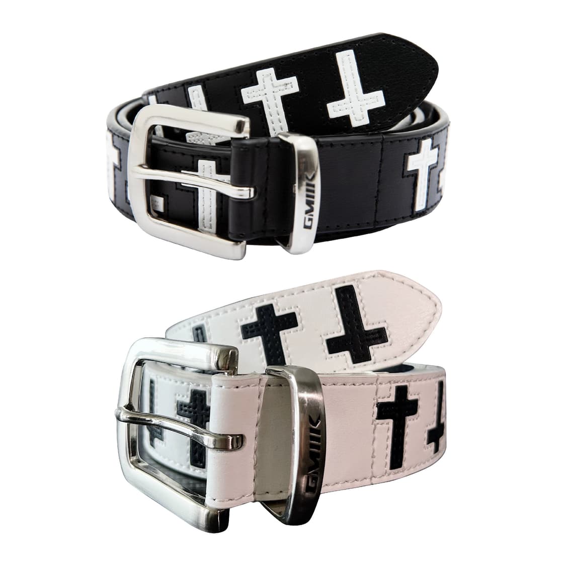 Midnight Cross Leather Belt 상품이미지1