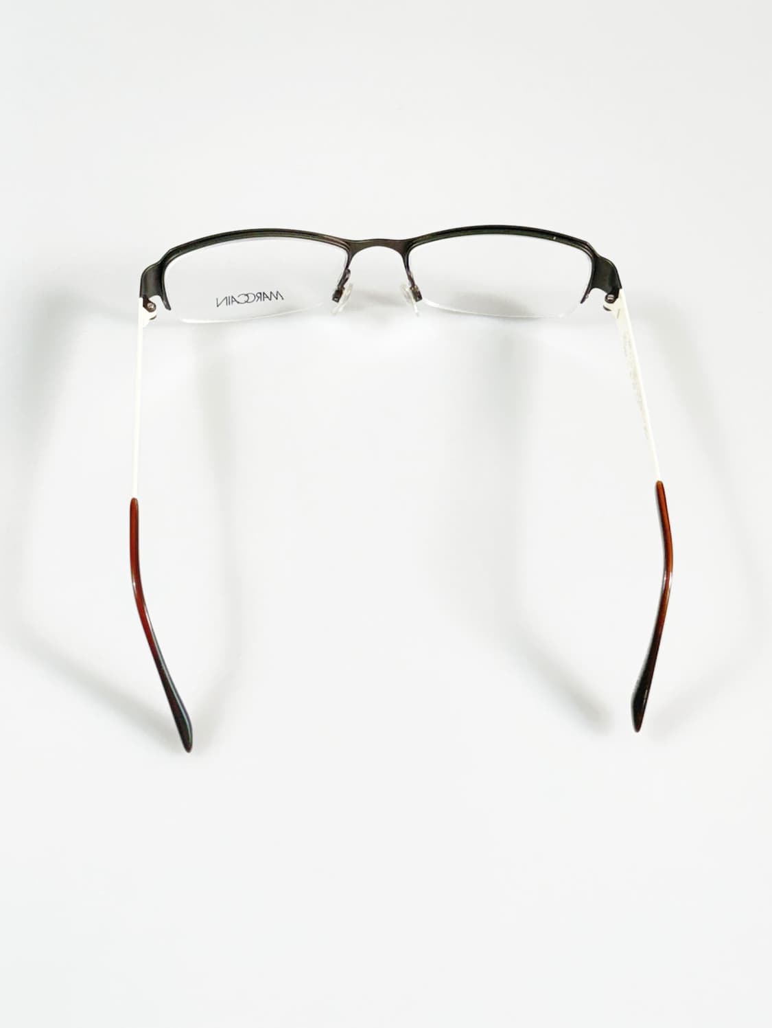 독일제 MARC CAIN 반무테 스퀘어 빈티지 안경 상품이미지5