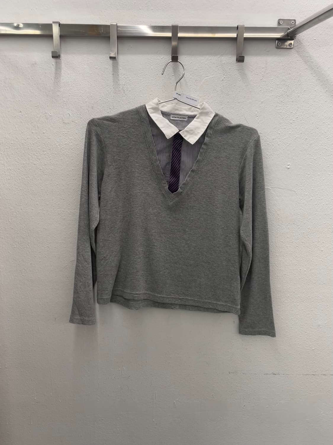 셔츠 레이어드 롱슬리브 상품이미지1