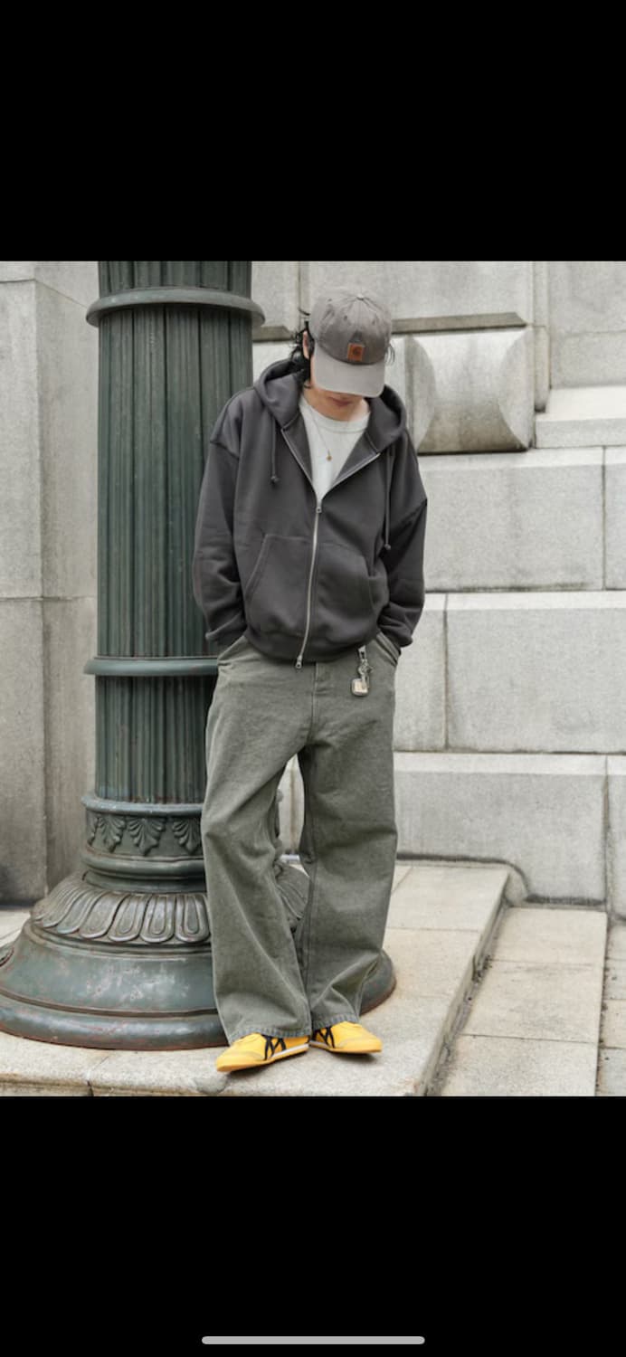 프릭스스토어 12온즈 오버핏 후드집업(오트밀) 상품이미지8