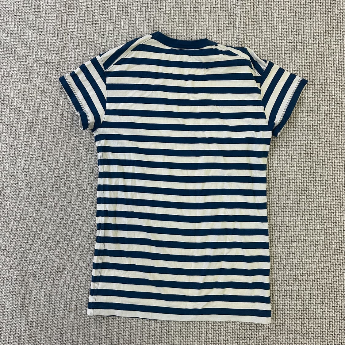 S 유니클로유 스트라이프 반팔 0407D 상품이미지4