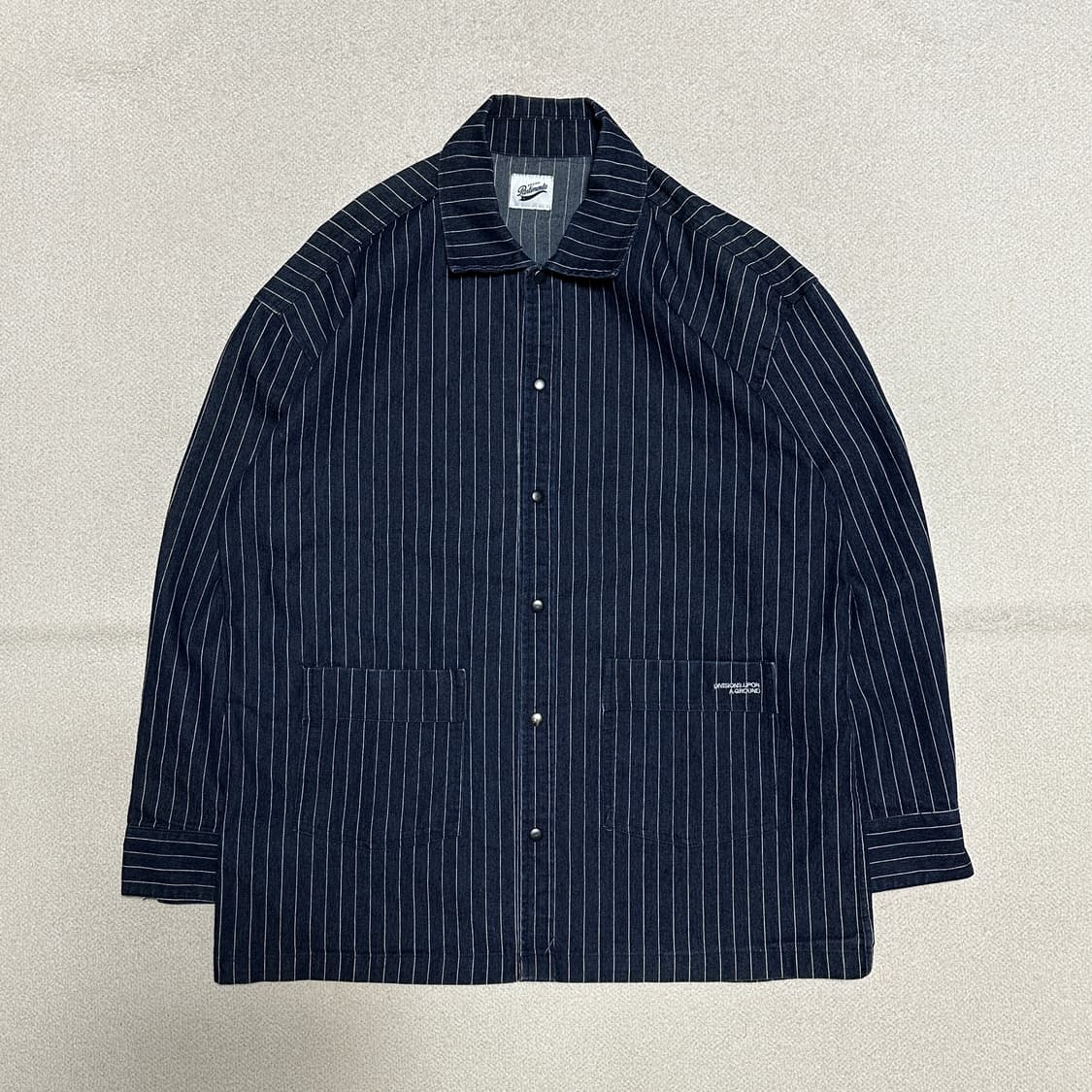 파르티멘토 데님 스트라이프 셔츠 자켓 상품이미지2