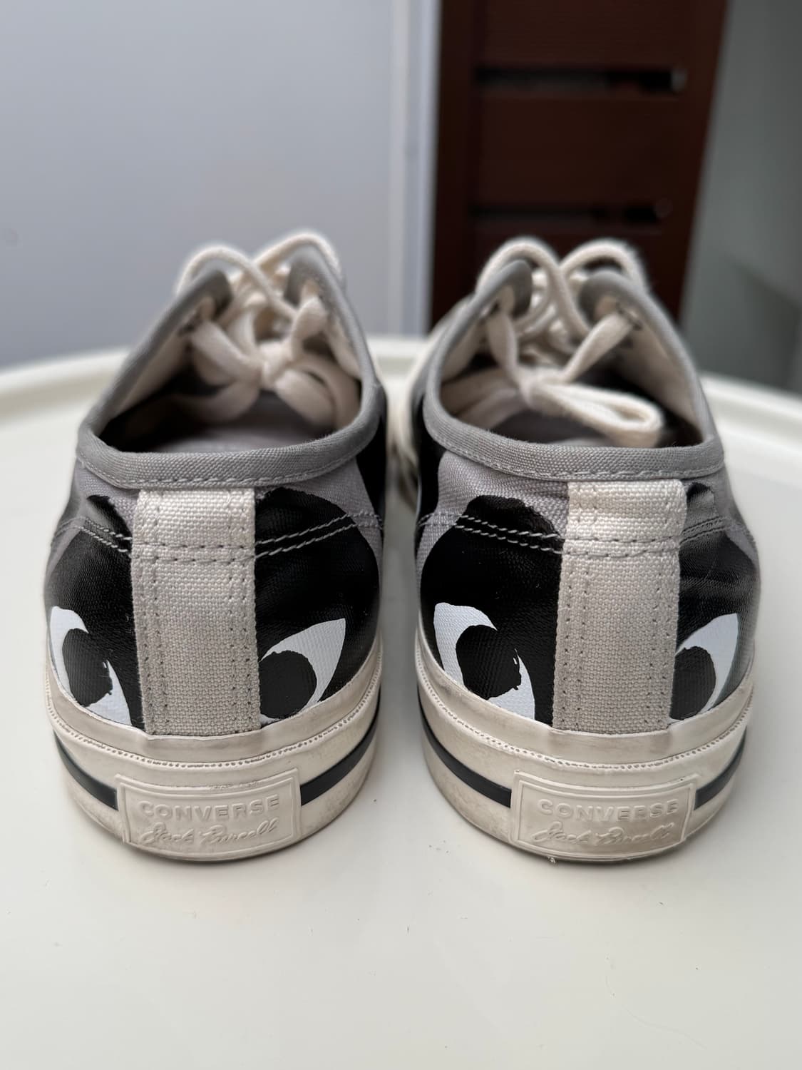 컨버스 x 플레이 꼼데가르송 잭퍼셀 드리즐 블랙 상품이미지7