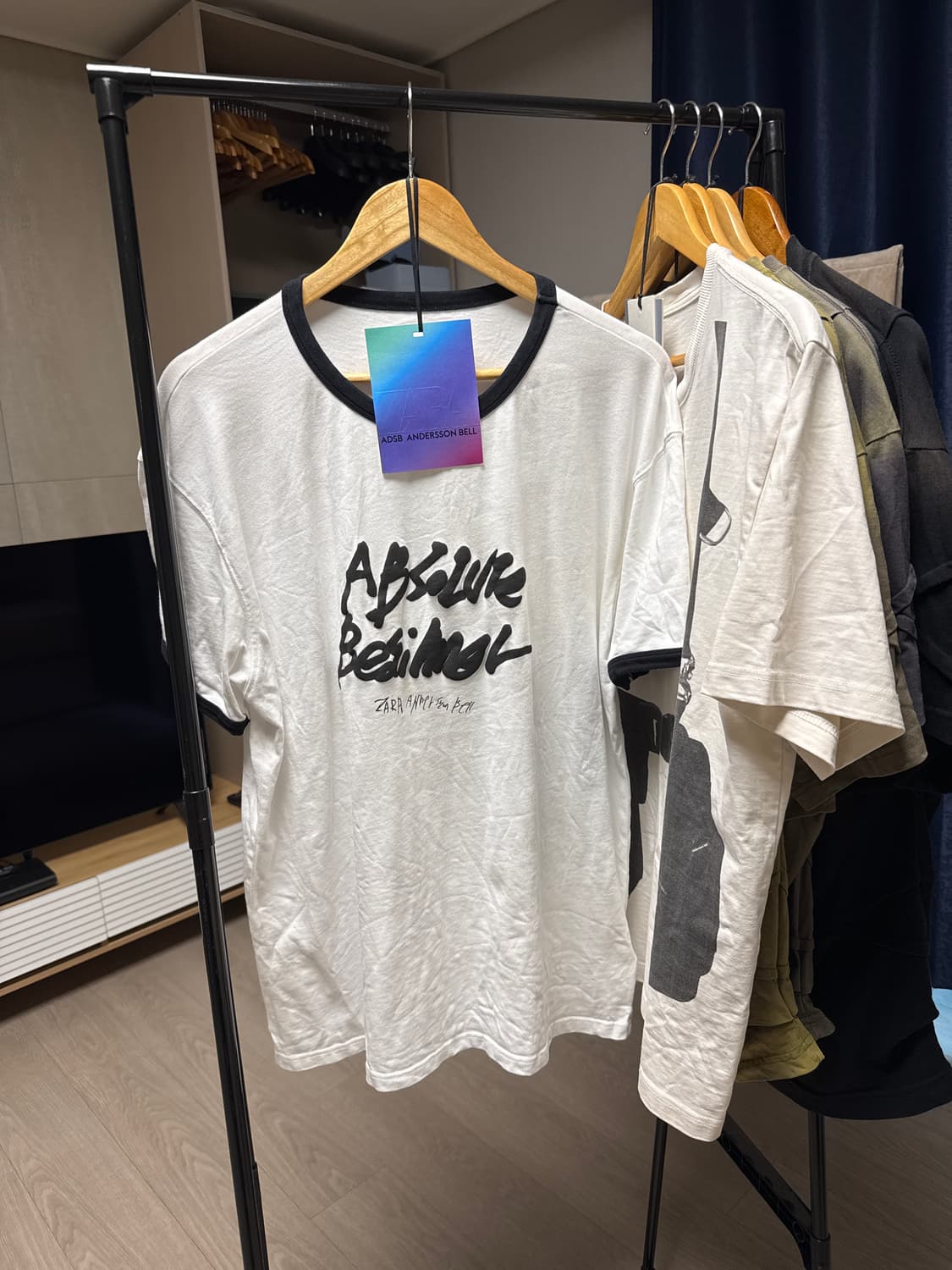 자라 앤더슨벨 초회판 립 콘트라스트 티셔츠 XL 상품이미지7