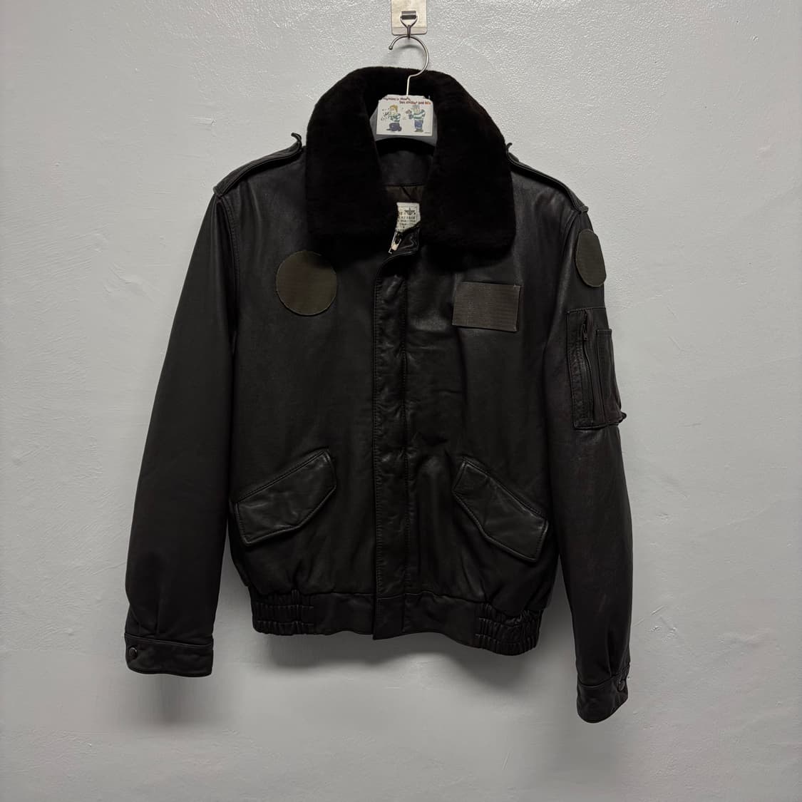 A2 국군 레더 자켓 상품이미지1