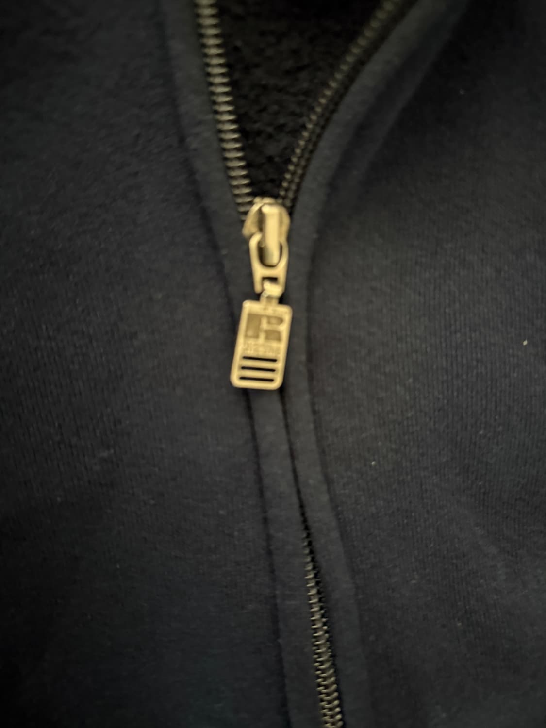 90s 러셀 애슬레틱 빈티지 후드집업 네이비 XL 상품이미지5