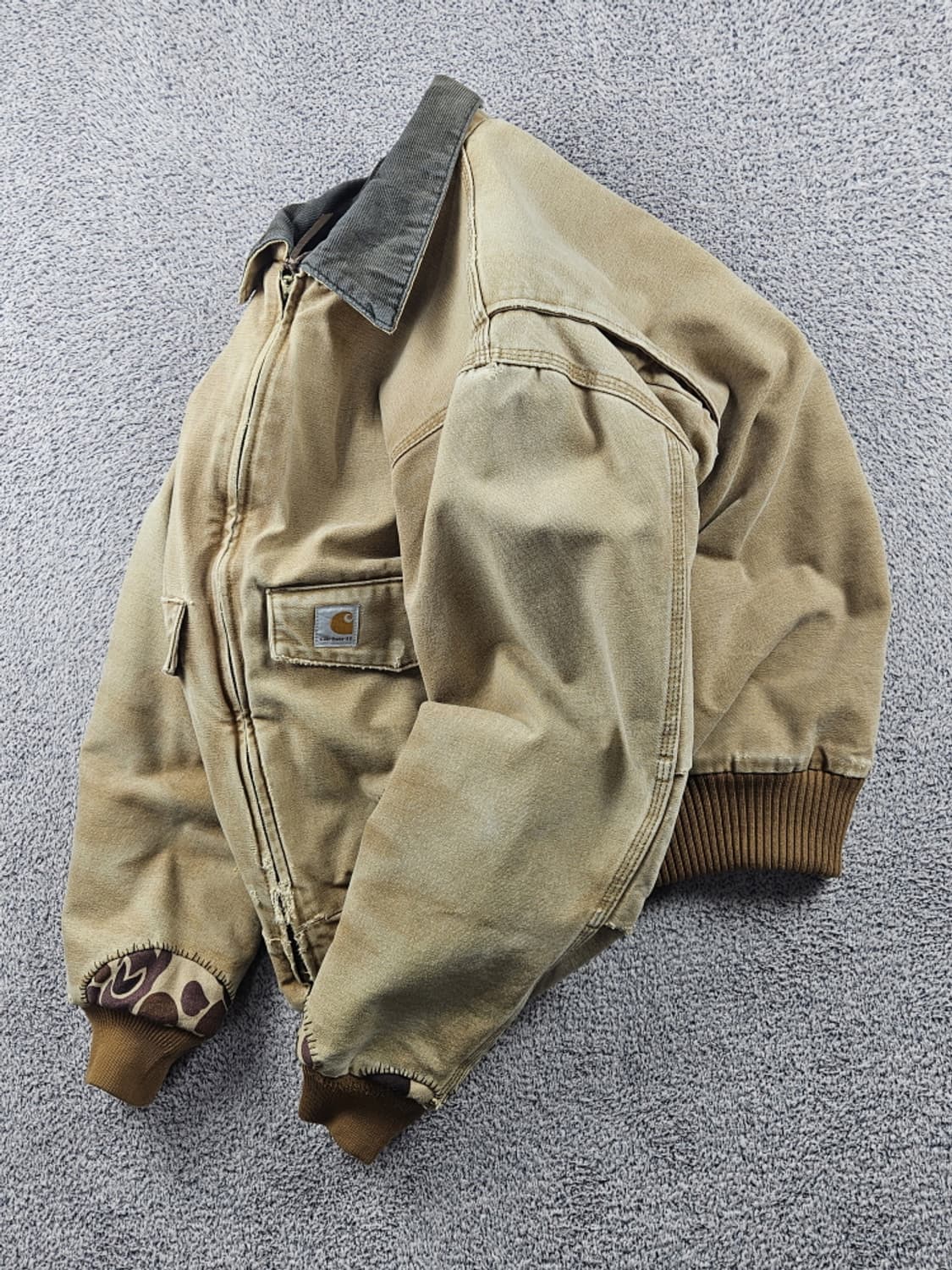 칼하트 J165 데저트카모 리페어 커스텀 워크자켓 ( M )/ 10595 상품이미지3