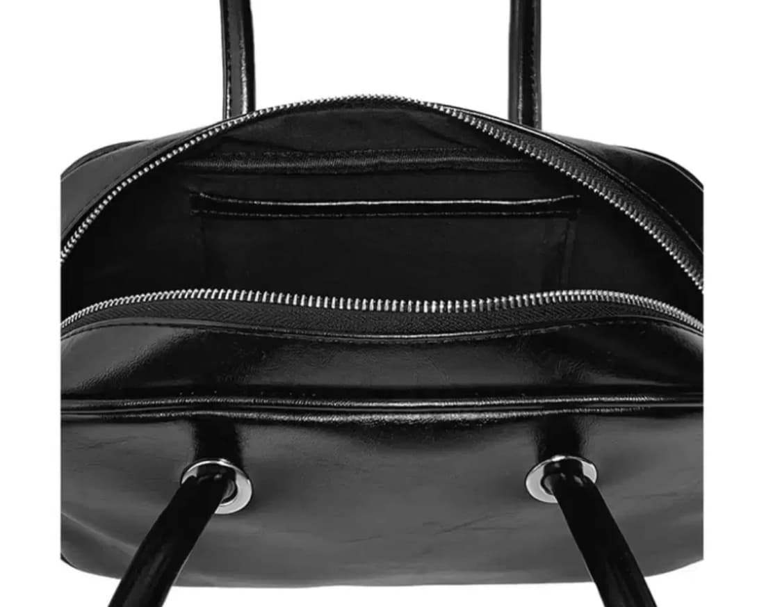 애니원모어 호라 스퀘어 사각 레더 숄더백 블랙 상품이미지2