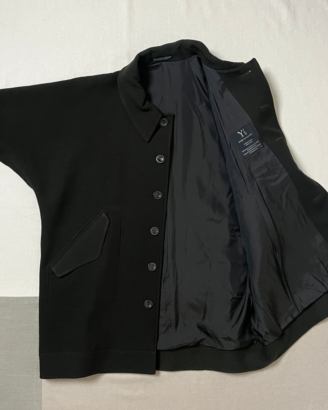 요지야마모토 돌먼슬리브 코트 yohji yamamoto Y’s 기모노 상품이미지5