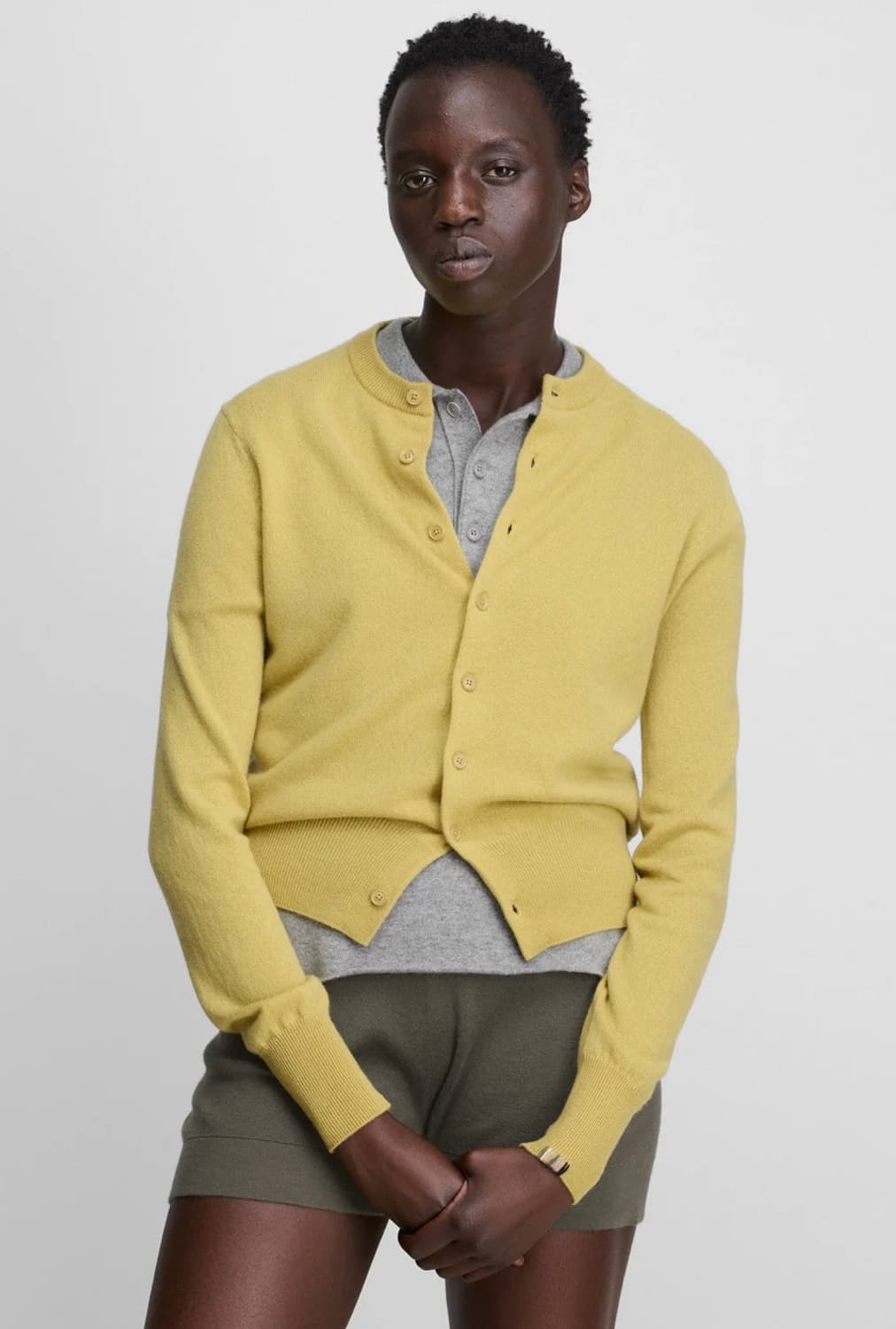 [F]익스트림캐시미어 26ss 리틀2 가디건/그레이 상품이미지2